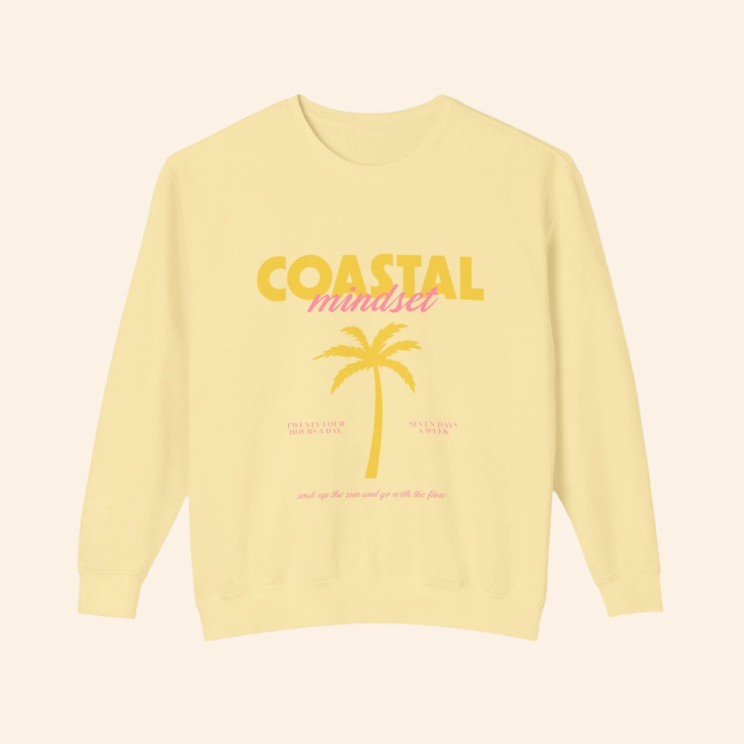Coastal Mindset Sweatshirt - Sunset Hues