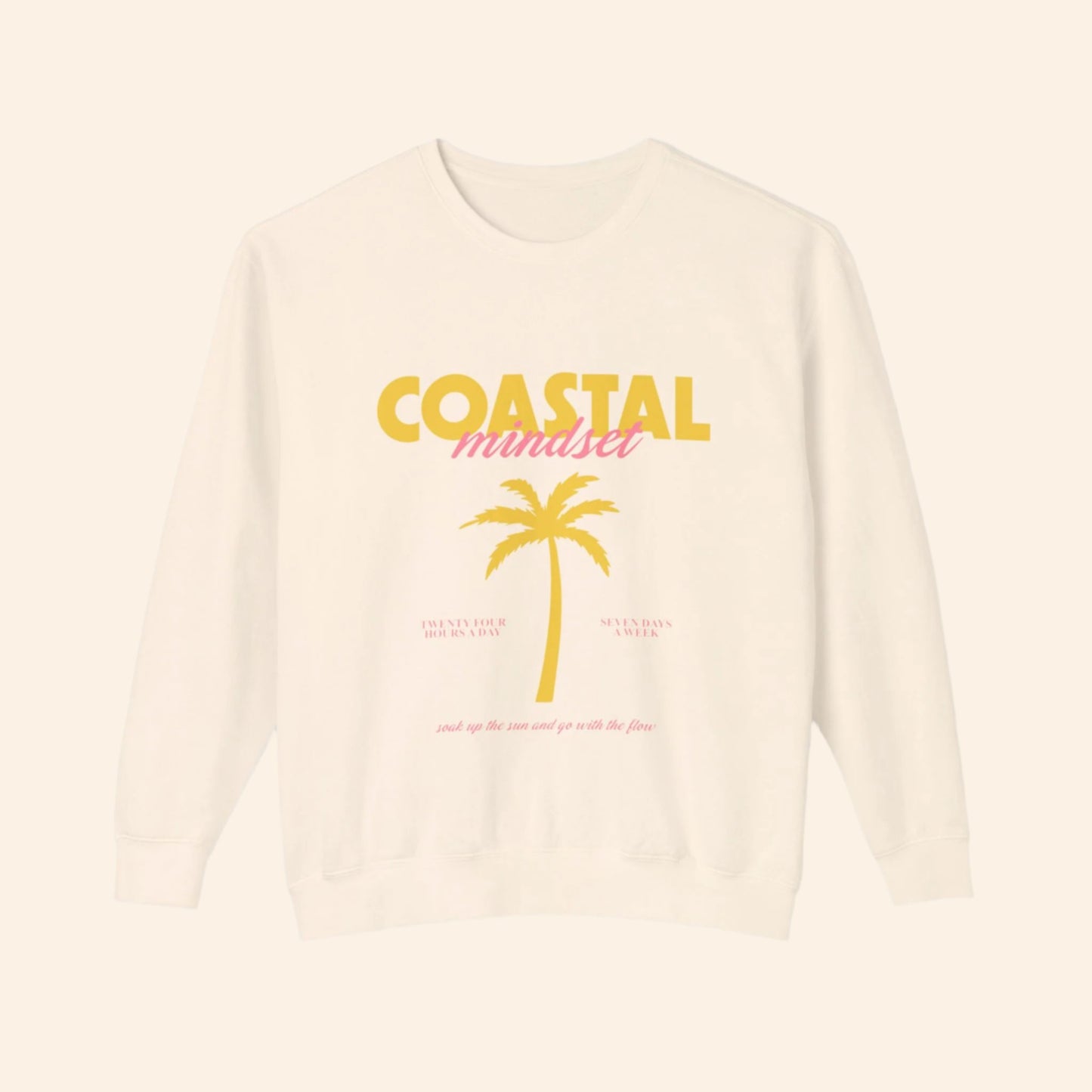 Coastal Mindset Sweatshirt - Sunset Hues