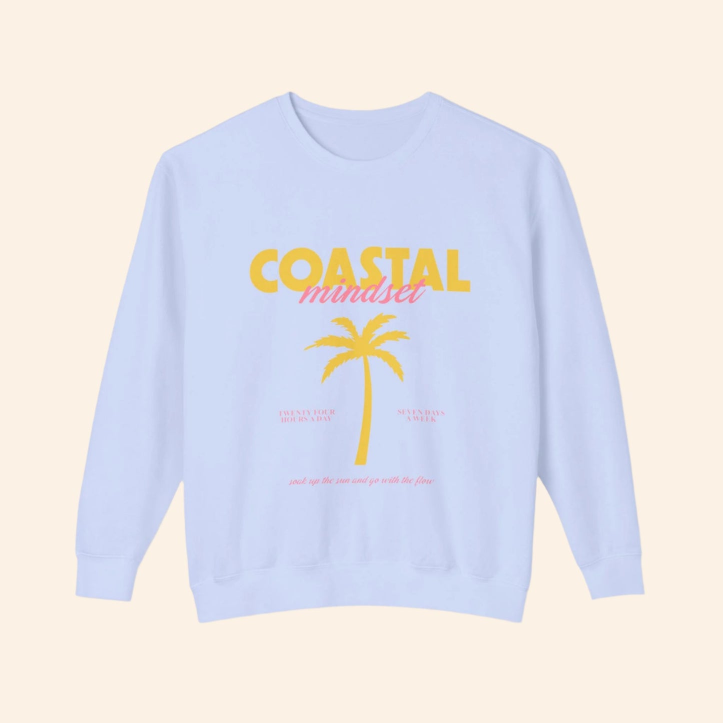 Coastal Mindset Sweatshirt - Sunset Hues