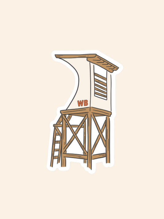 WB Lifeguard Sticker