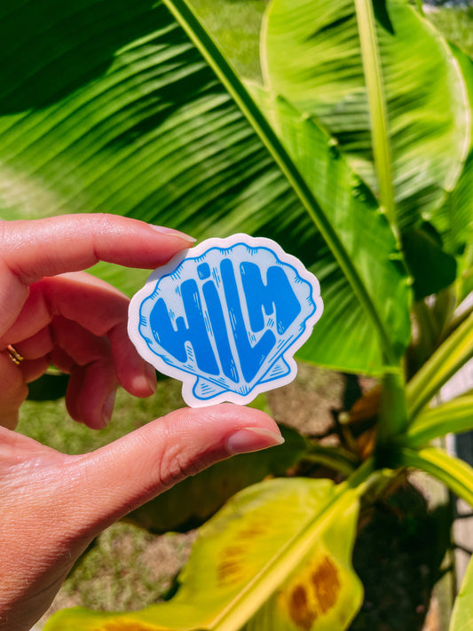 Wilmington Seashell Sticker