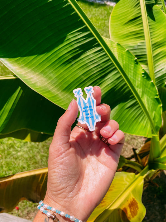 Better in a Bikini Sticker