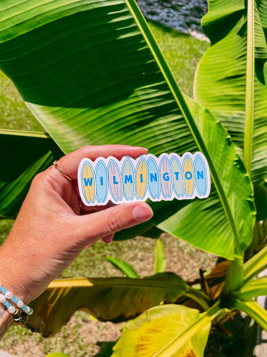 Wilmington Surfboard Magnet