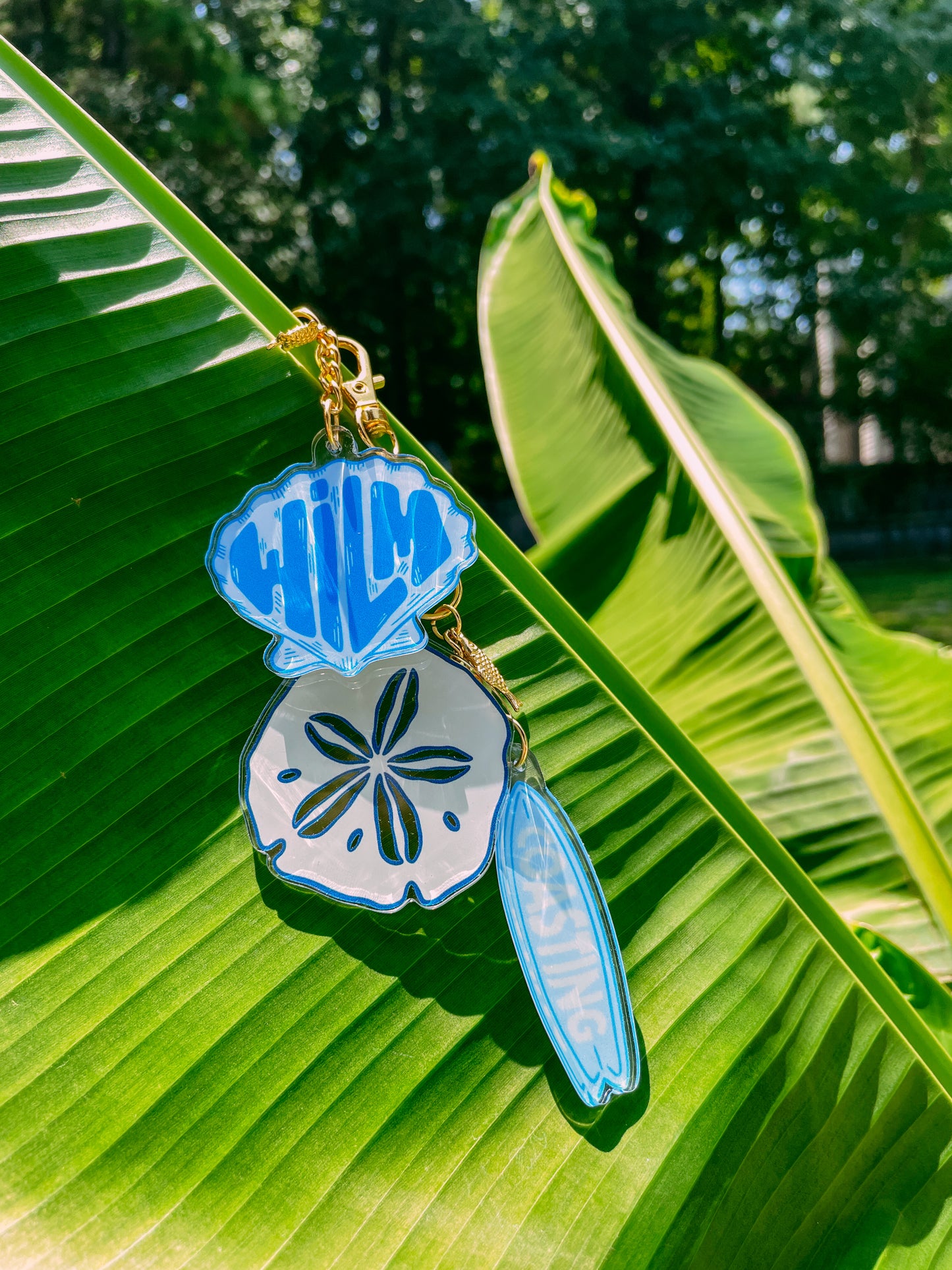 Wilmington Seashell Keychain