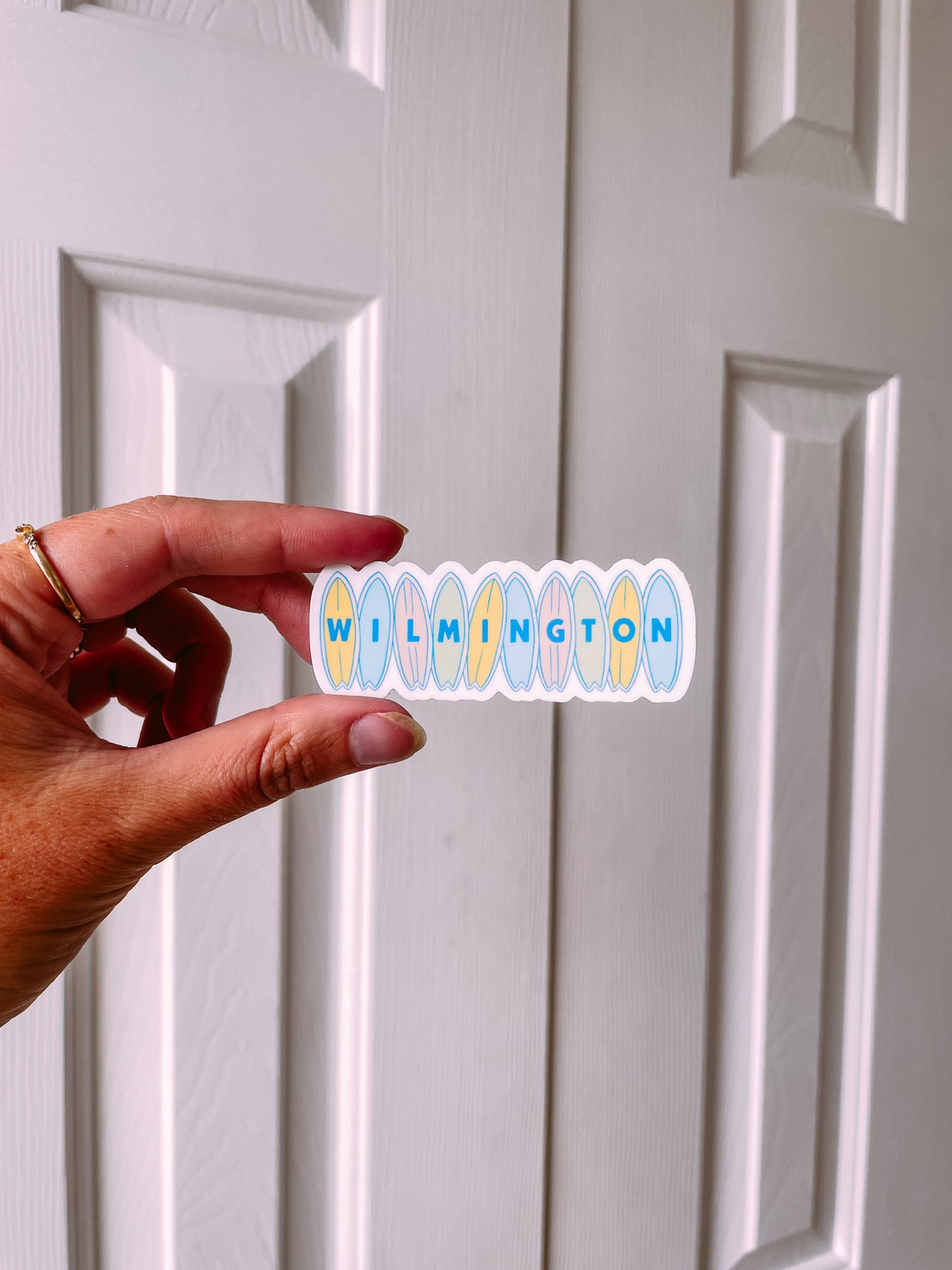 Wilmington Surfbord Sticker