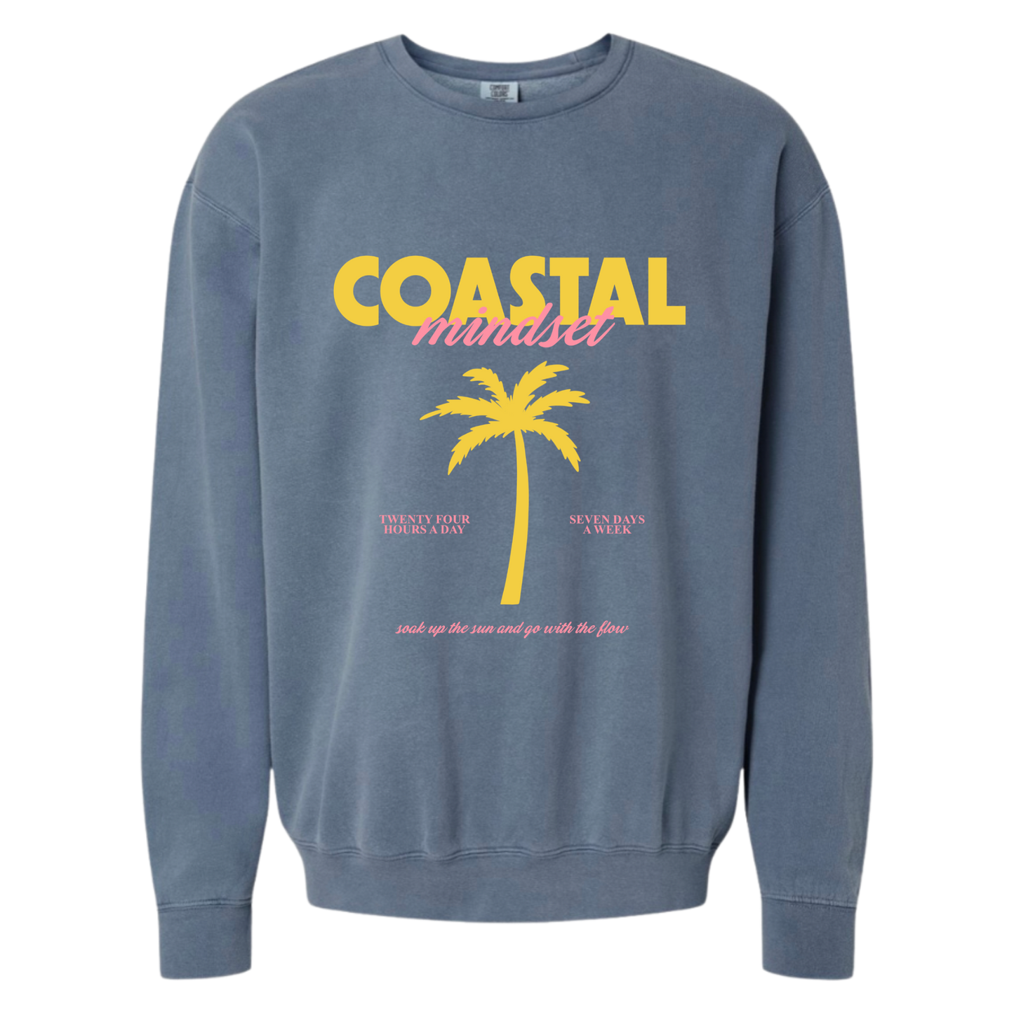 Coastal Mindset Sweatshirt - Sunset Hues