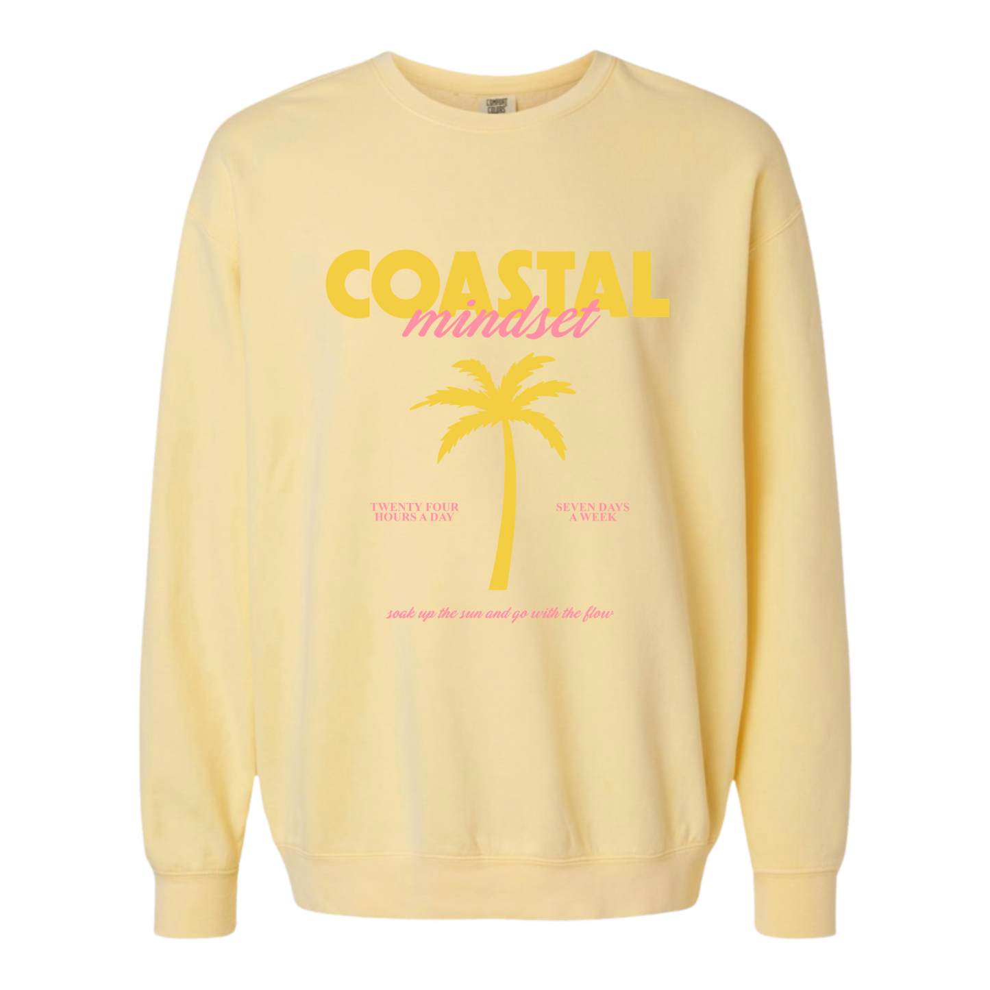 Coastal Mindset Sweatshirt - Sunset Hues