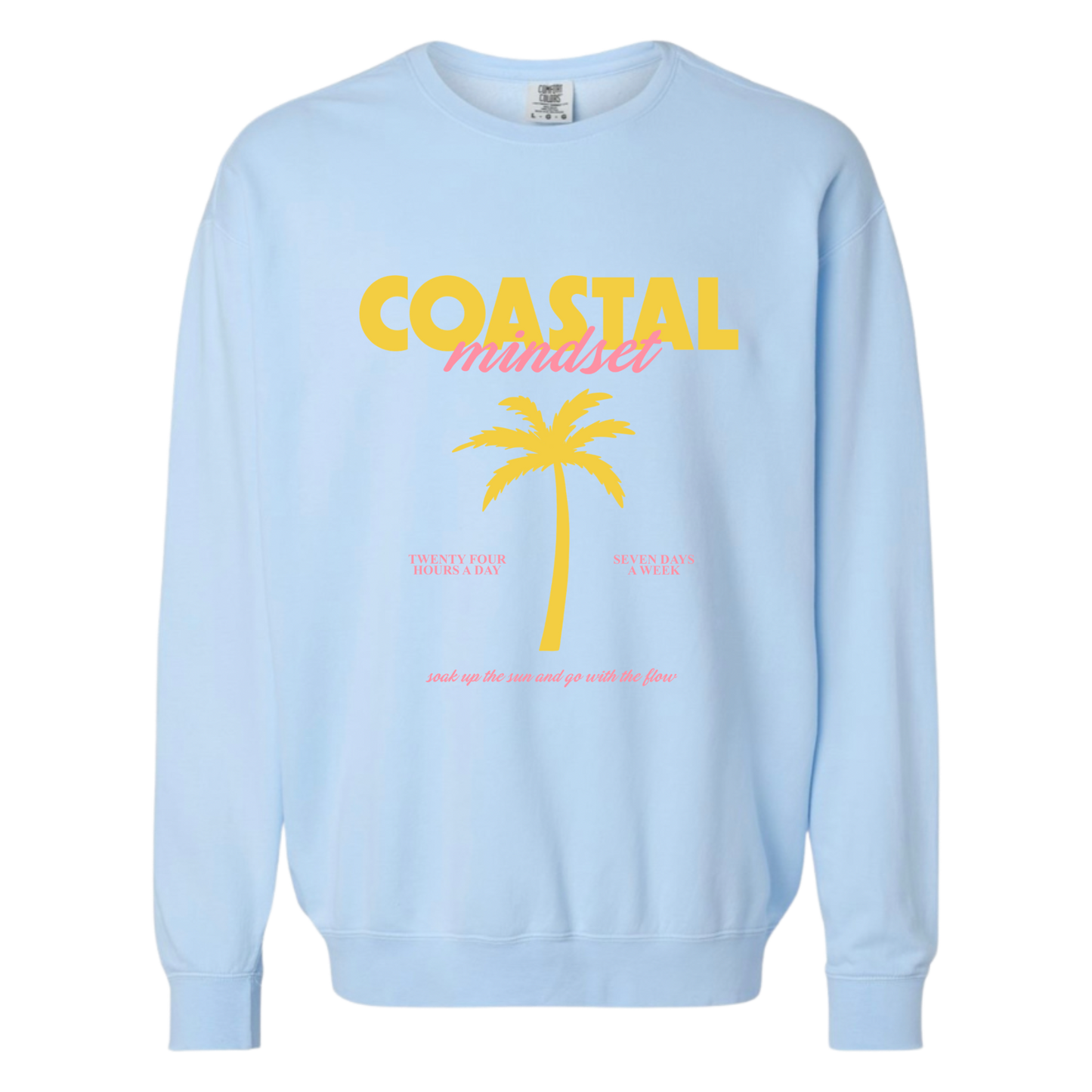 Coastal Mindset Sweatshirt - Sunset Hues