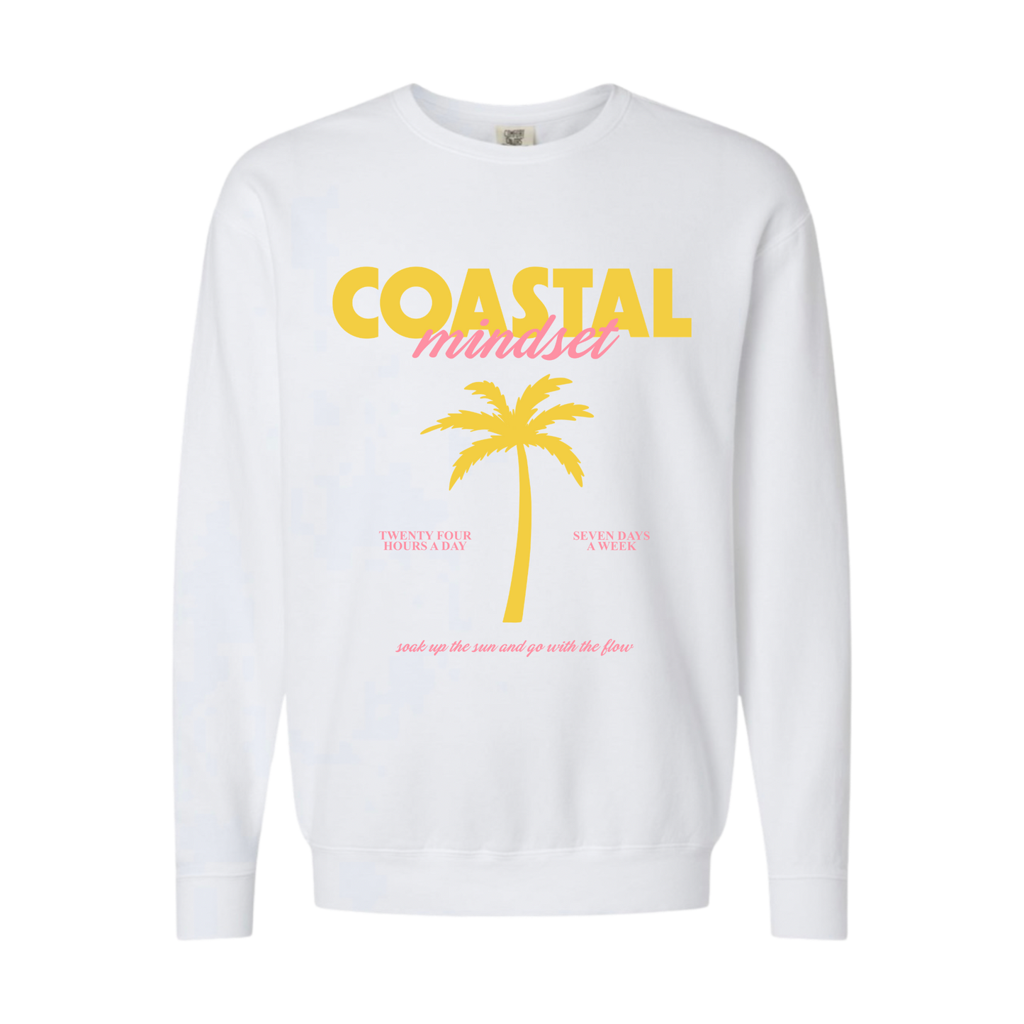 Coastal Mindset Sweatshirt - Sunset Hues