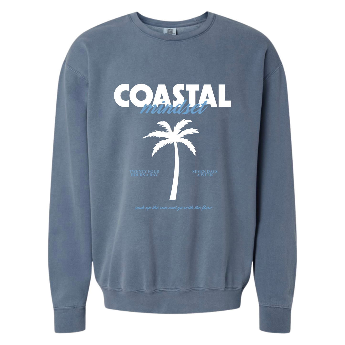 Coastal Mindset Sweatshirt - Ocean Hues