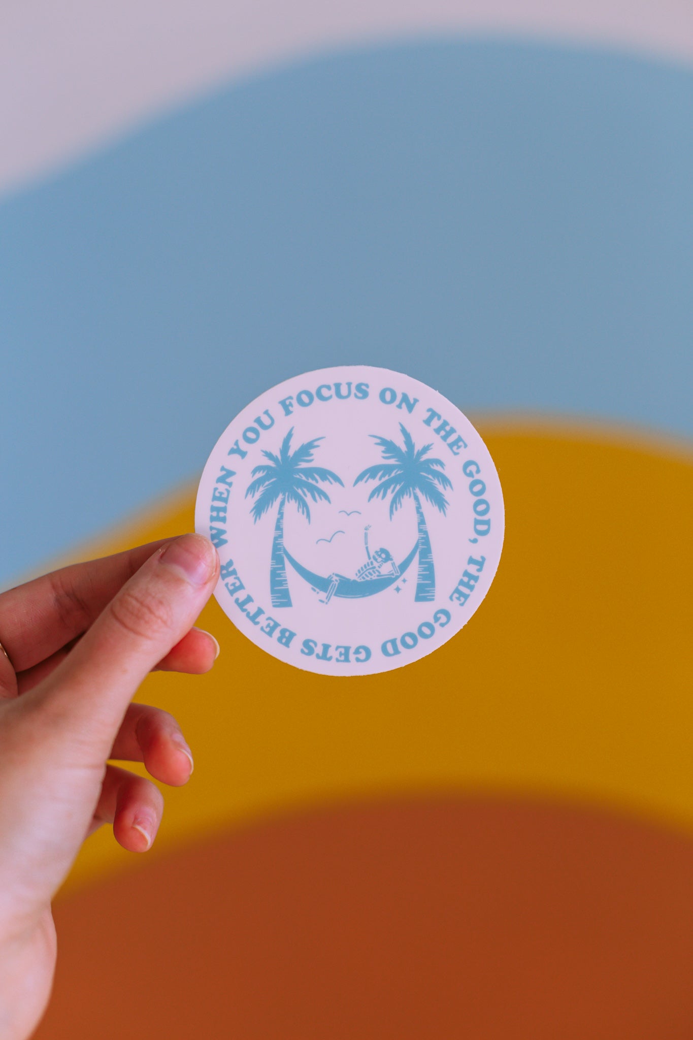Focus on the Good Sticker