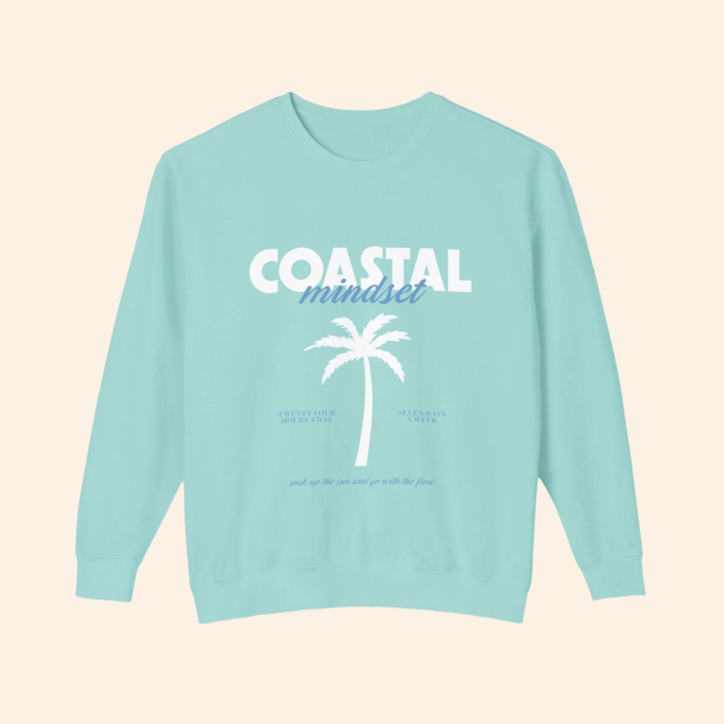 Coastal Mindset Sweatshirt - Ocean Hues