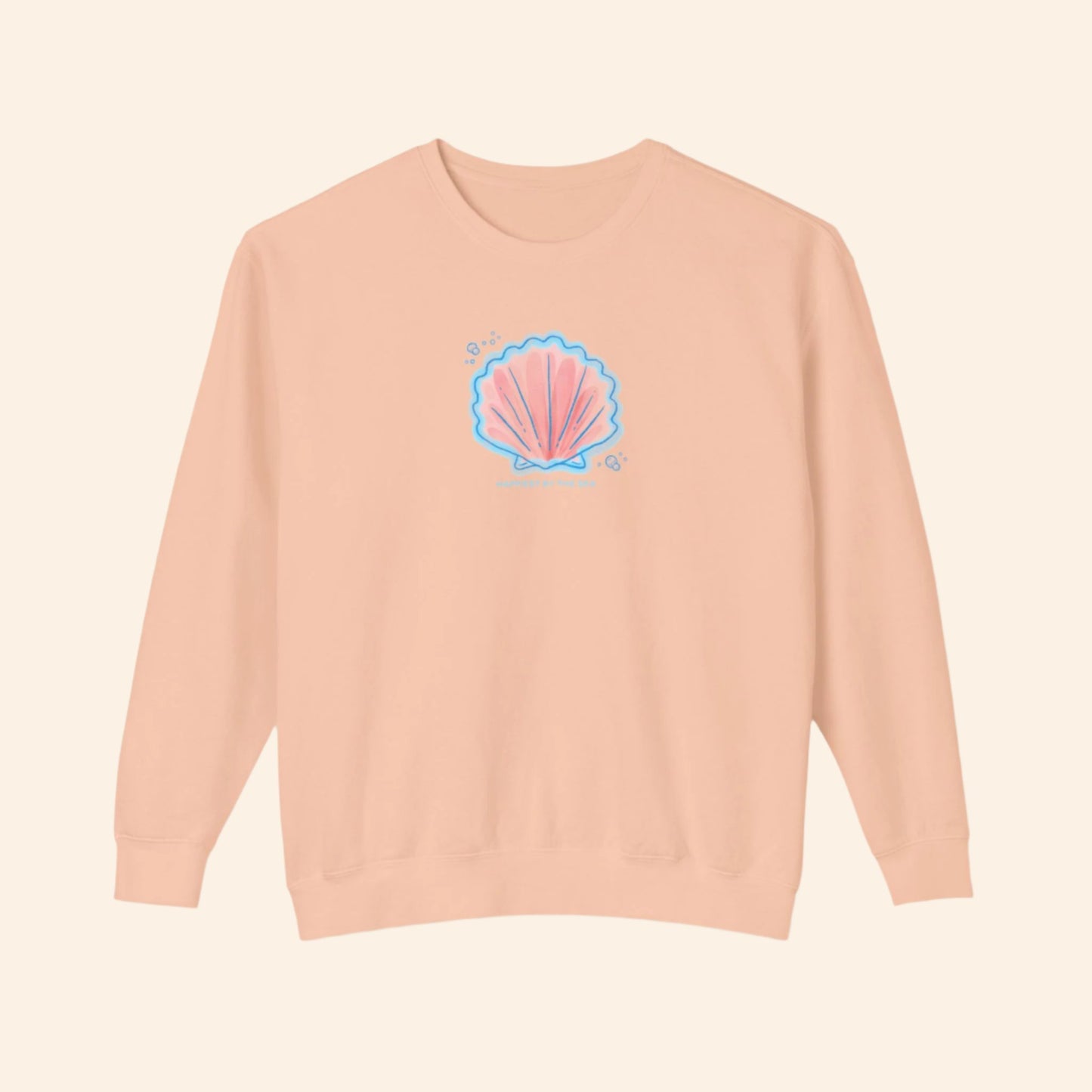 Happiest By The Sea Lightweight Sweatshirt