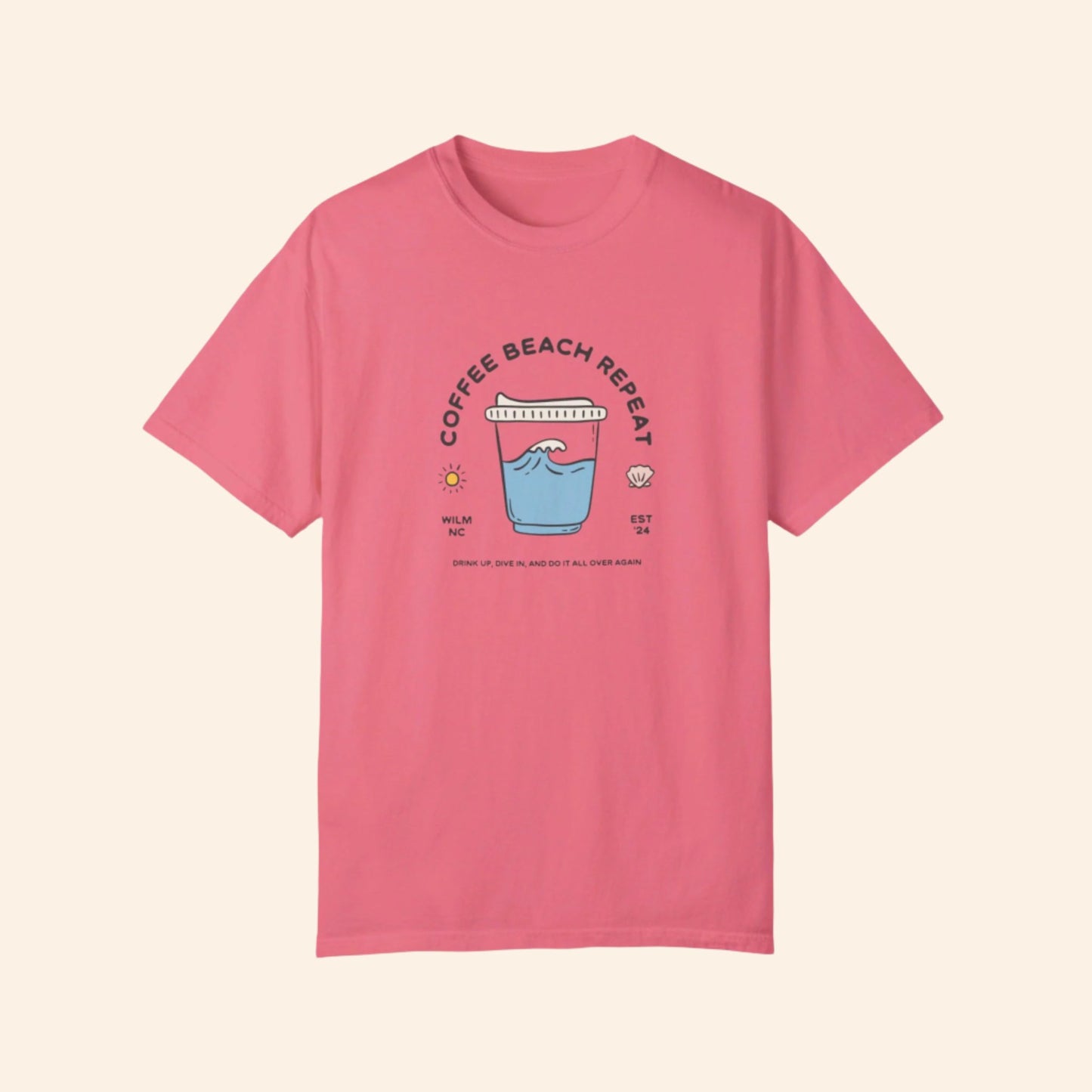 Coffee Beach Repeat T-shirt