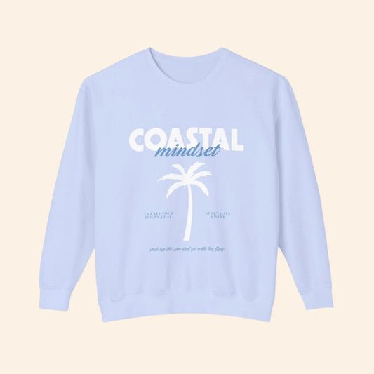 Coastal Mindset Sweatshirt - Ocean Hues