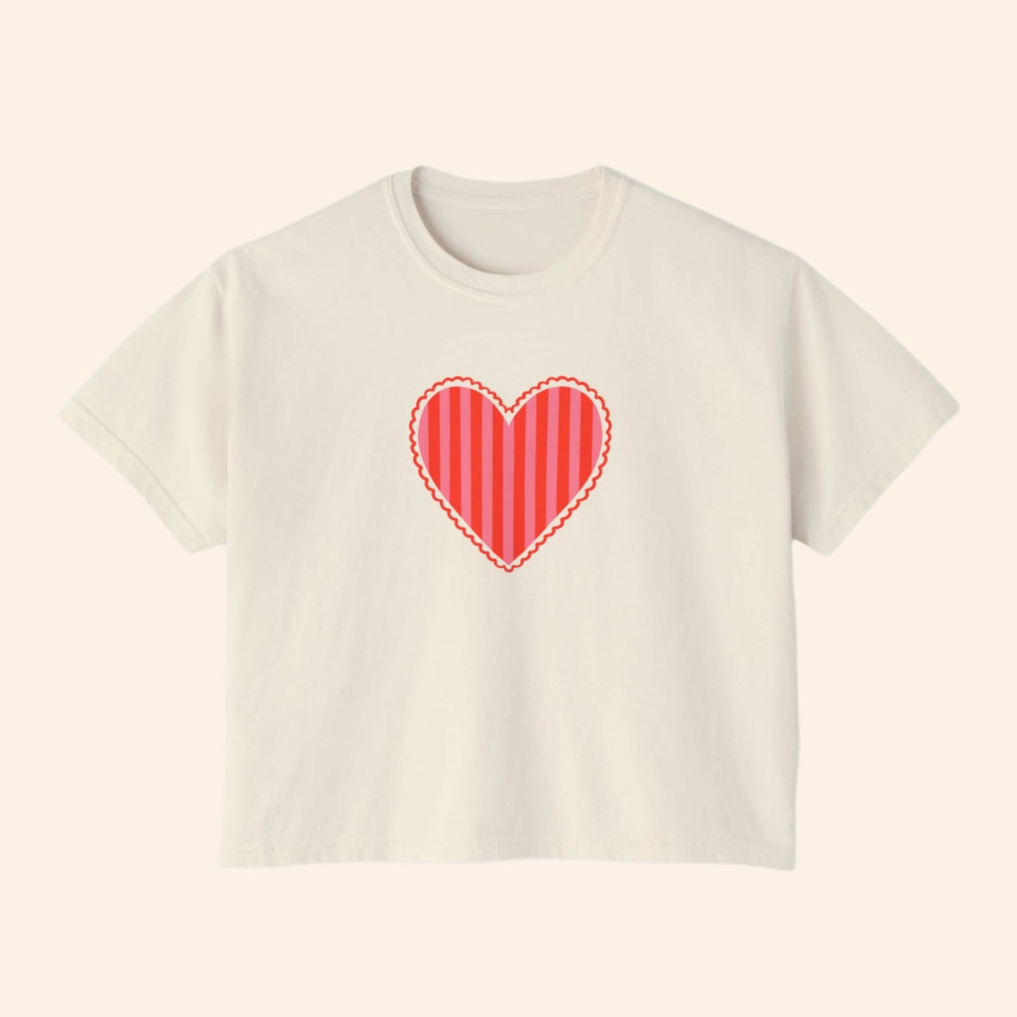 Lots to Love Boxy Tee - Red