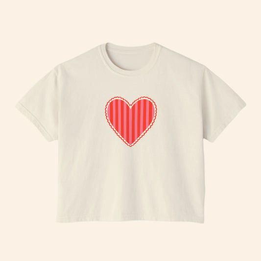 Lots to Love Boxy Tee - Red