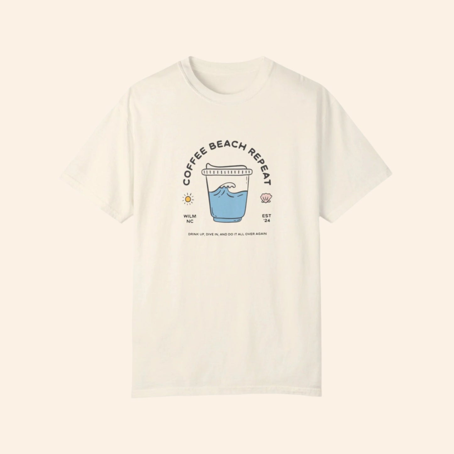 Coffee Beach Repeat T-shirt