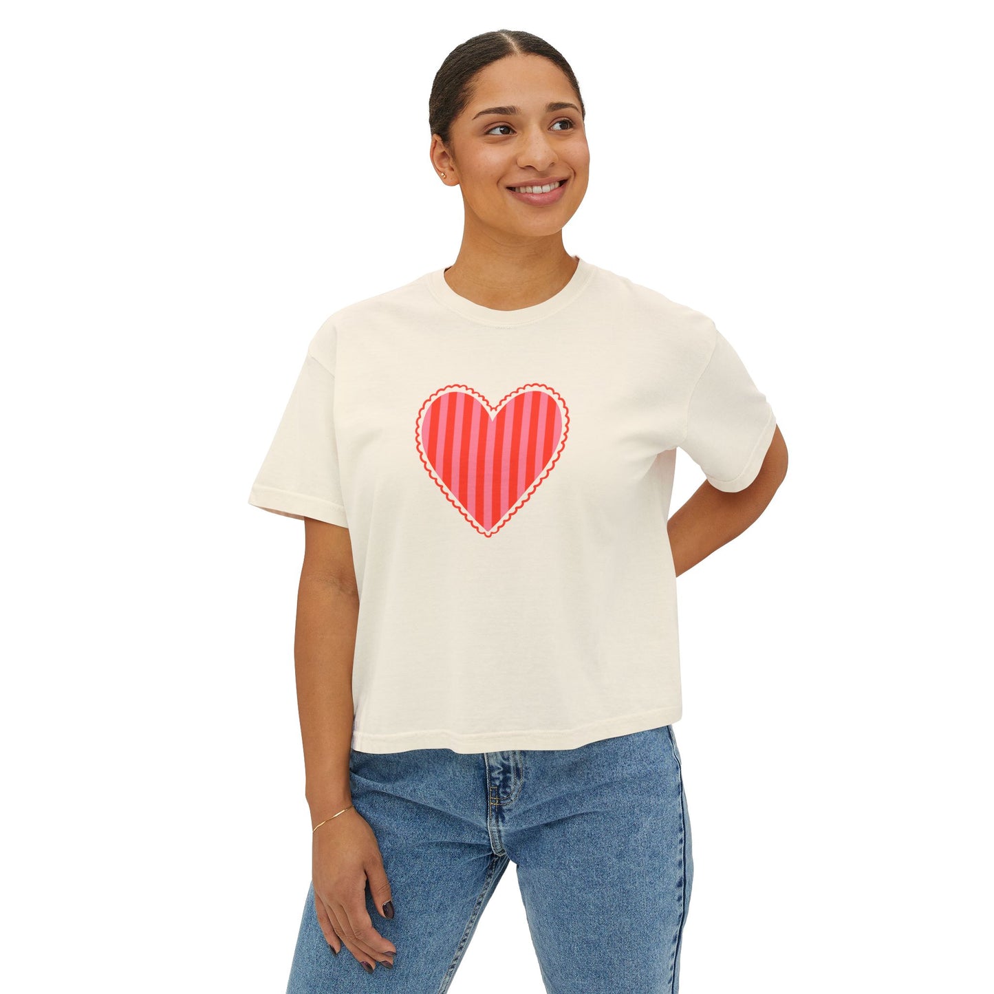 Lots to Love Boxy Tee - Red