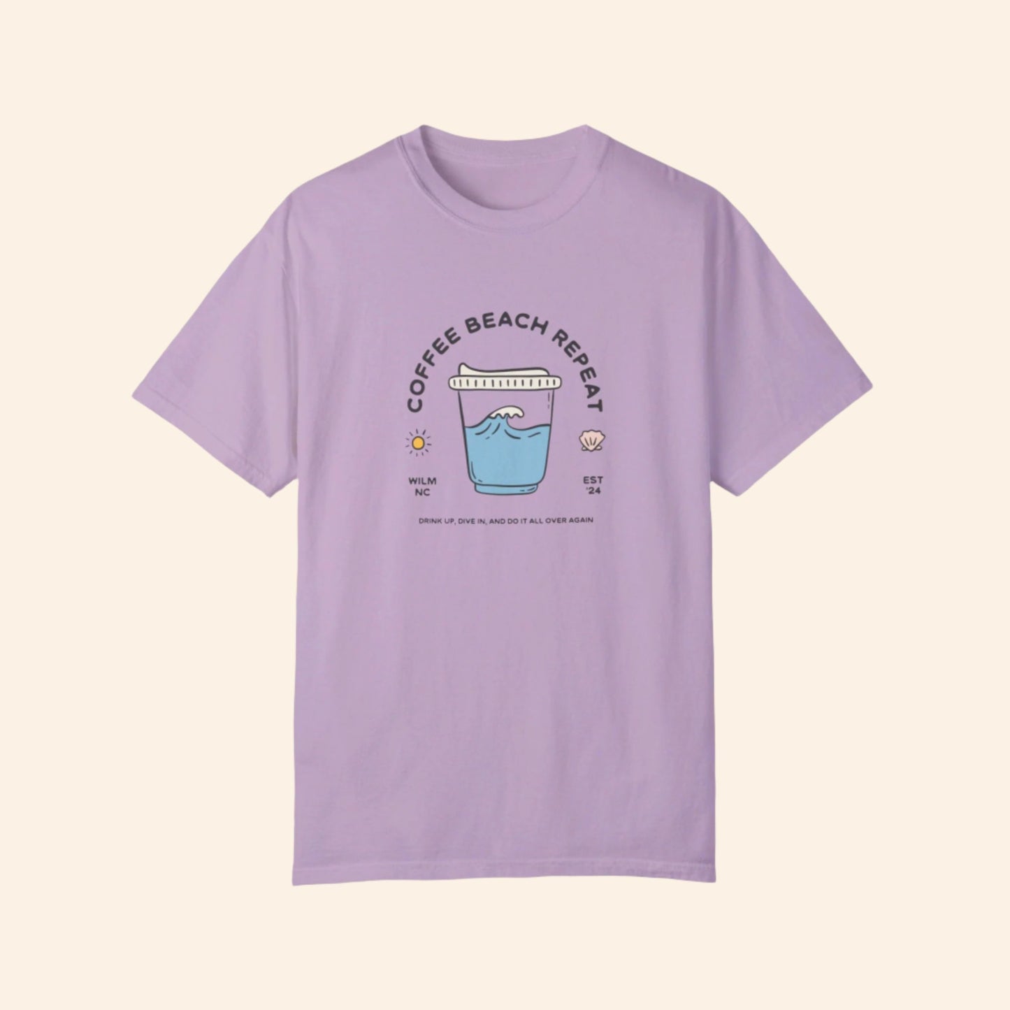 Coffee Beach Repeat T-shirt