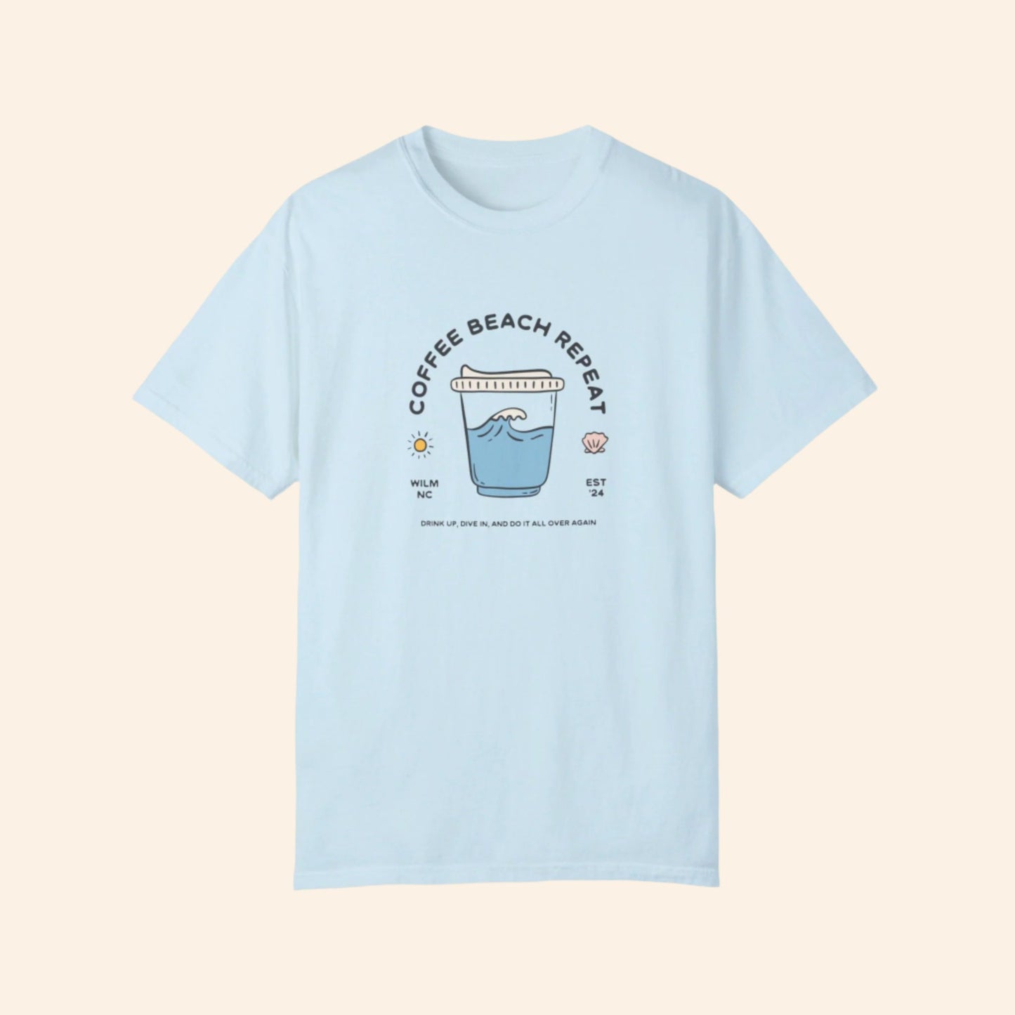 Coffee Beach Repeat T-shirt