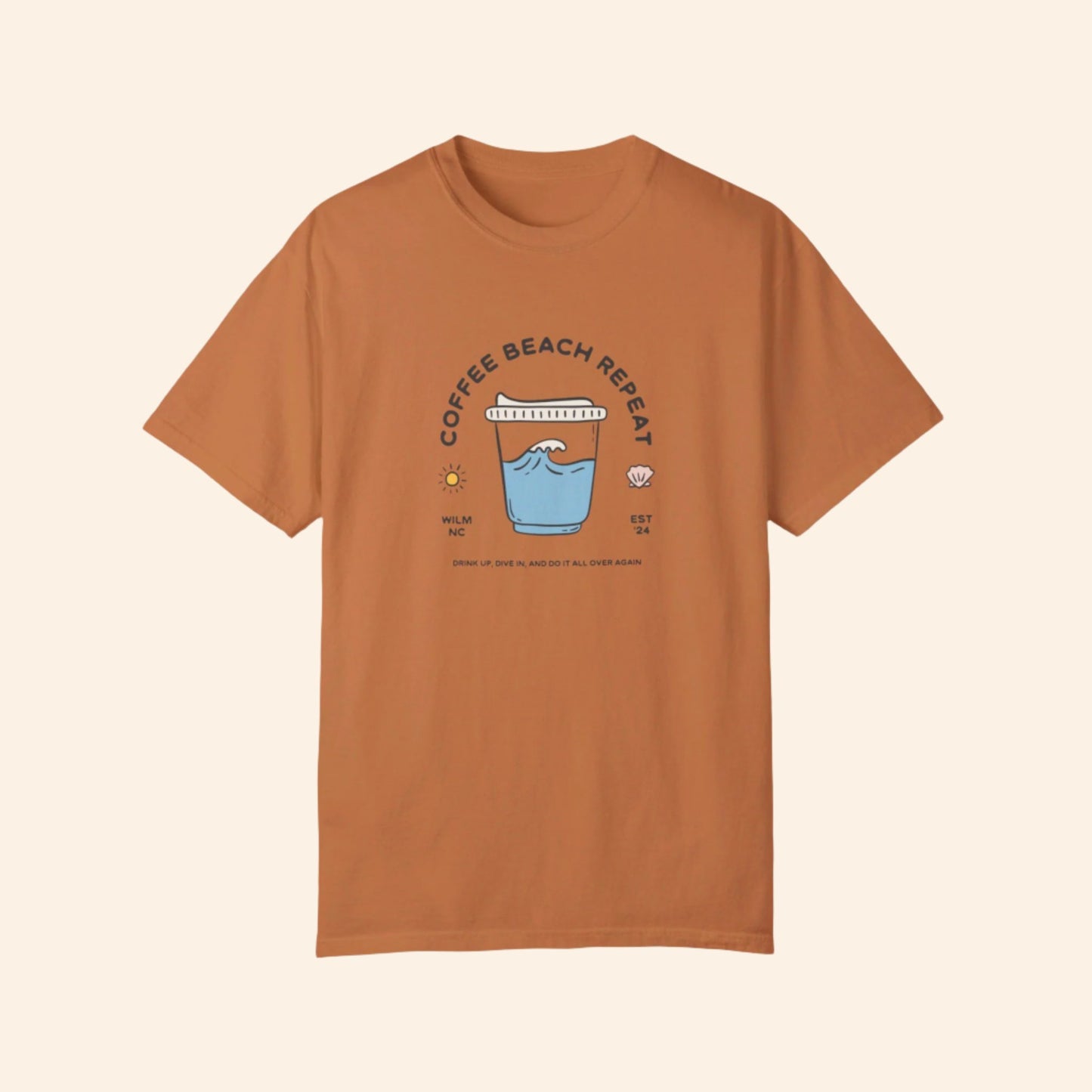 Coffee Beach Repeat T-shirt