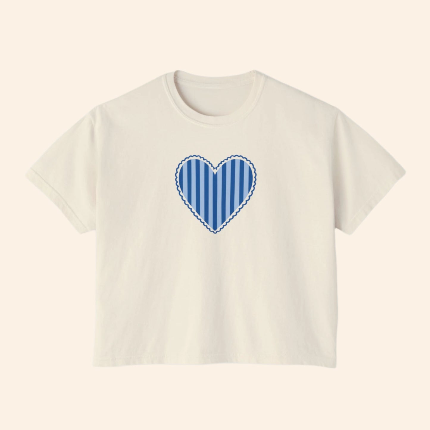 Lots to Love Boxy Tee - Blue