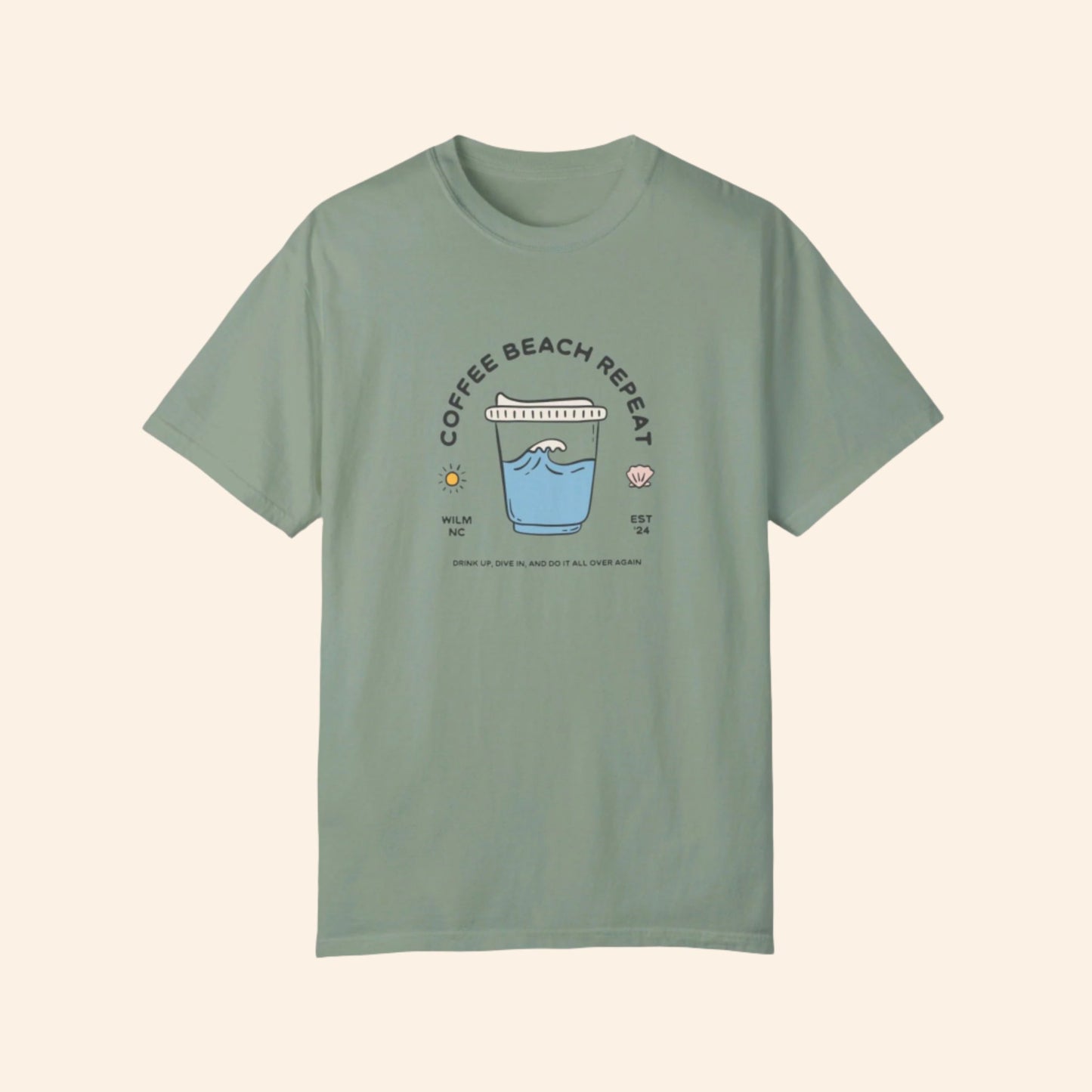 Coffee Beach Repeat T-shirt