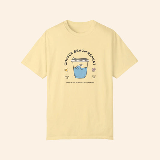 Coffee Beach Repeat T-shirt