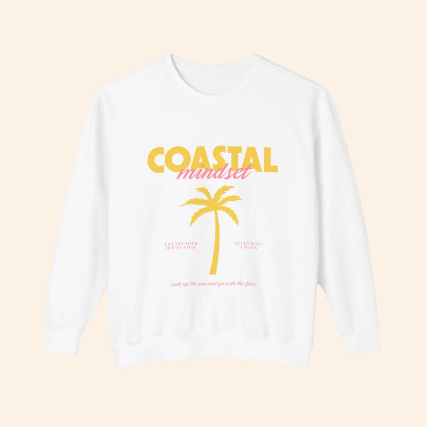 Coastal Mindset Sweatshirt - Sunset Hues