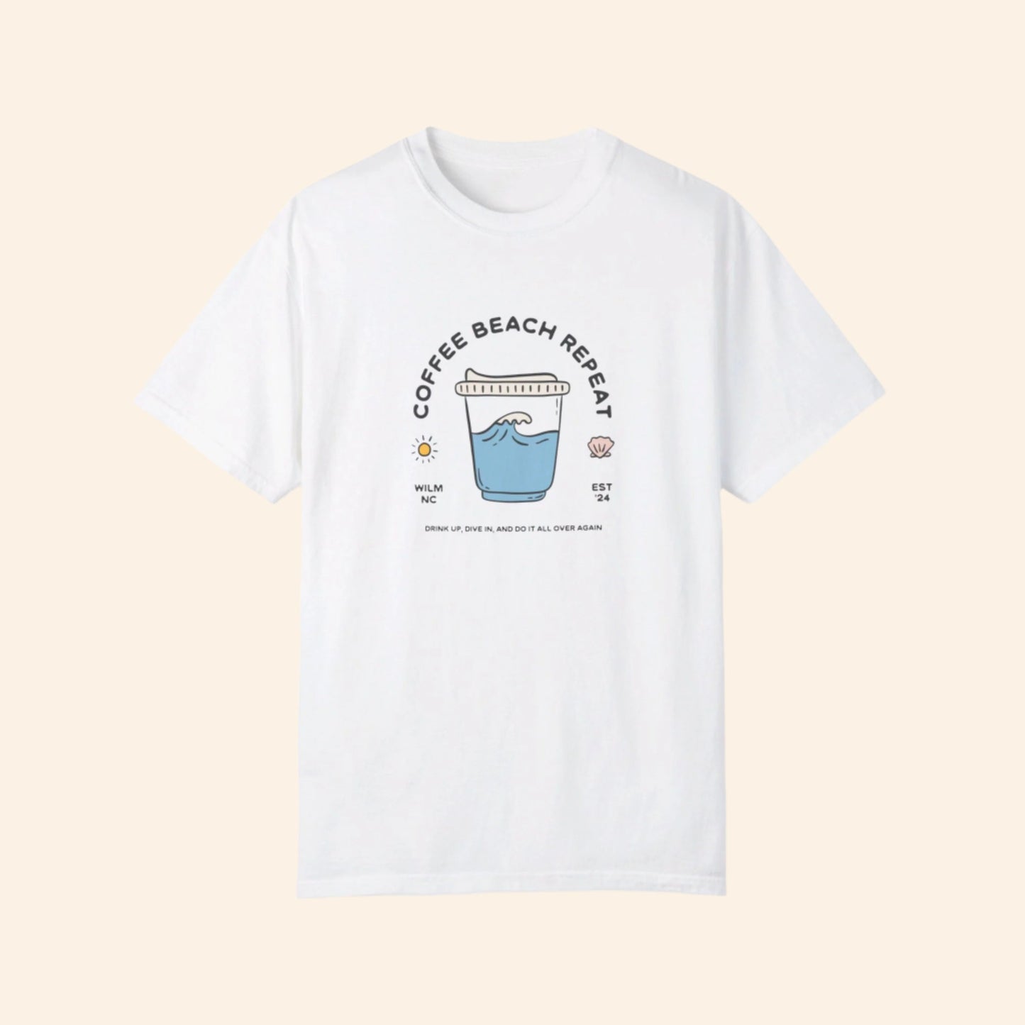 Coffee Beach Repeat T-shirt