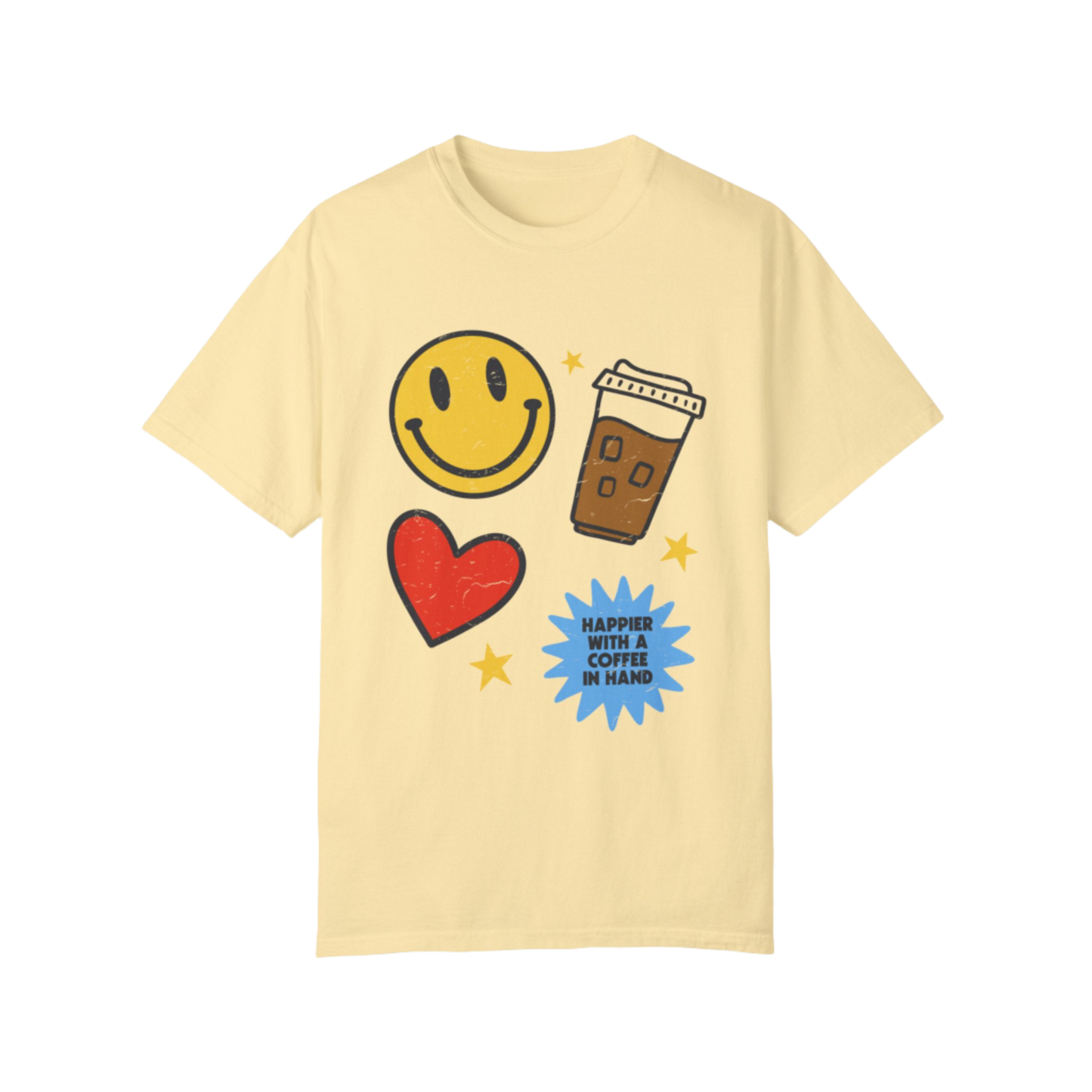 Happier With Coffee T-shirt