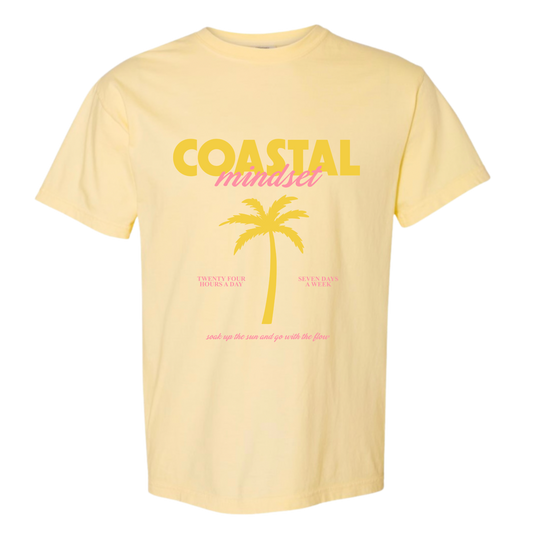 Coastal Mindset T-Shirt Sunset Hues