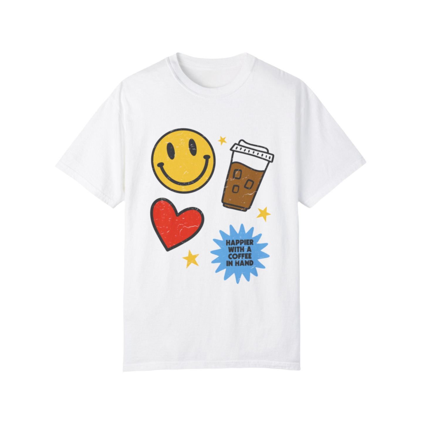 Happier With Coffee T-shirt