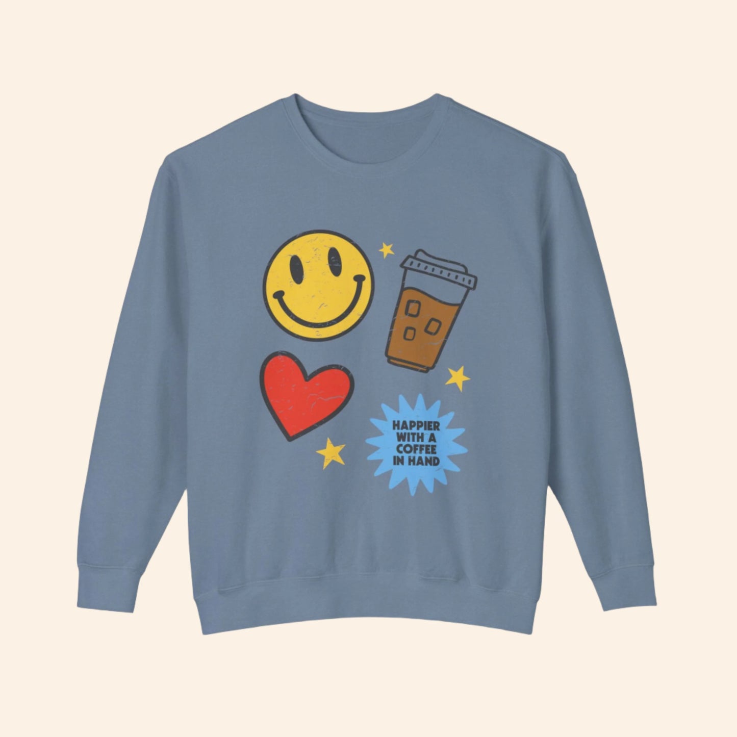 Happier With Coffee Sweatshirt