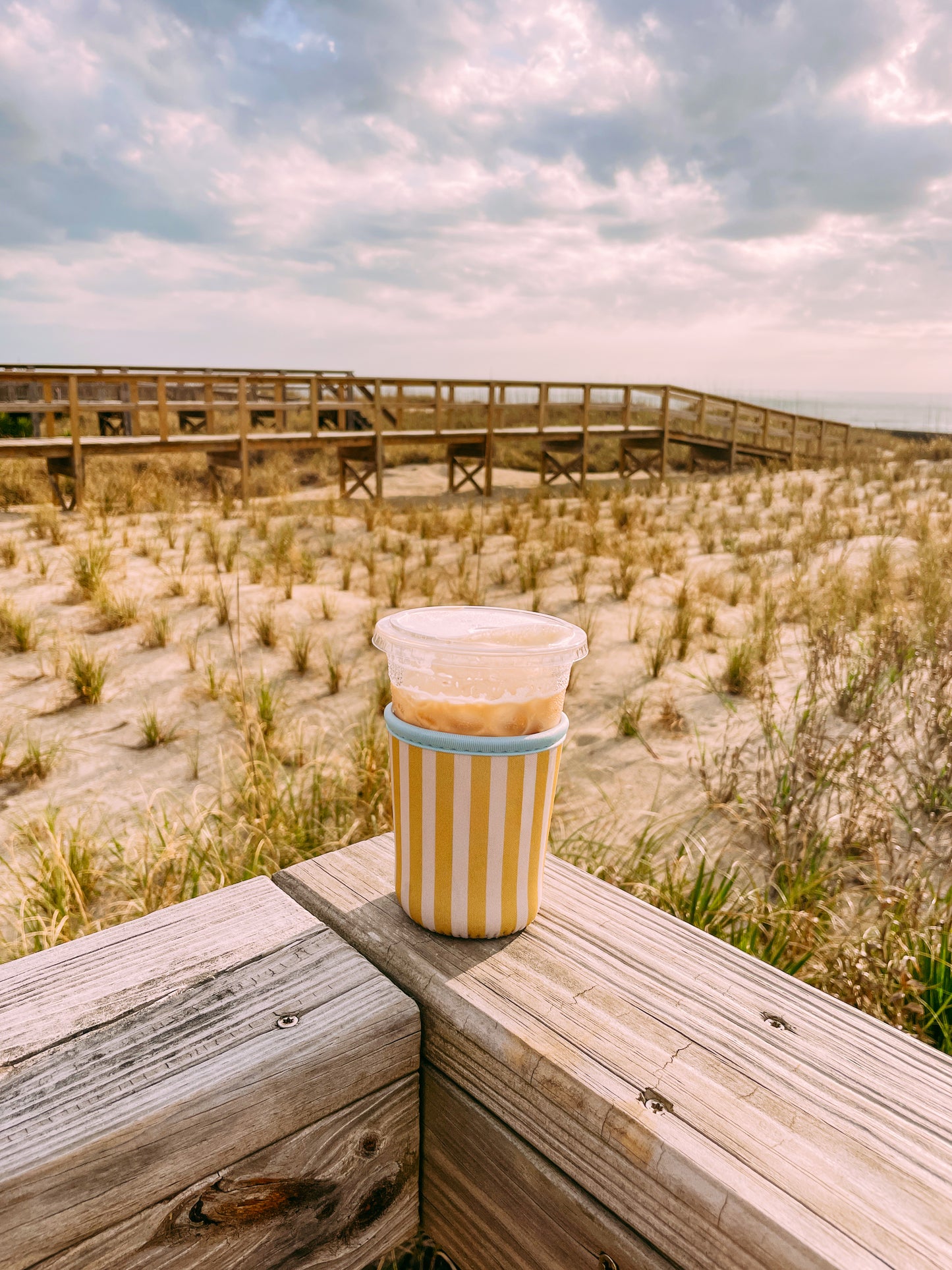 Spring Stripes Coffee Sleeve