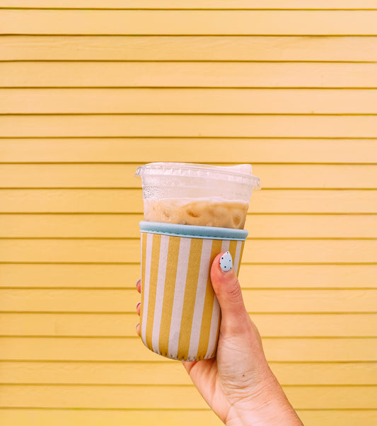 Spring Stripes Coffee Sleeve