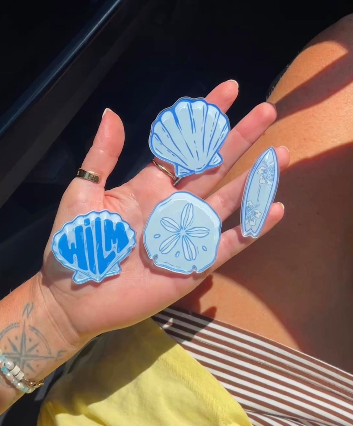 Beachy Car Charms
