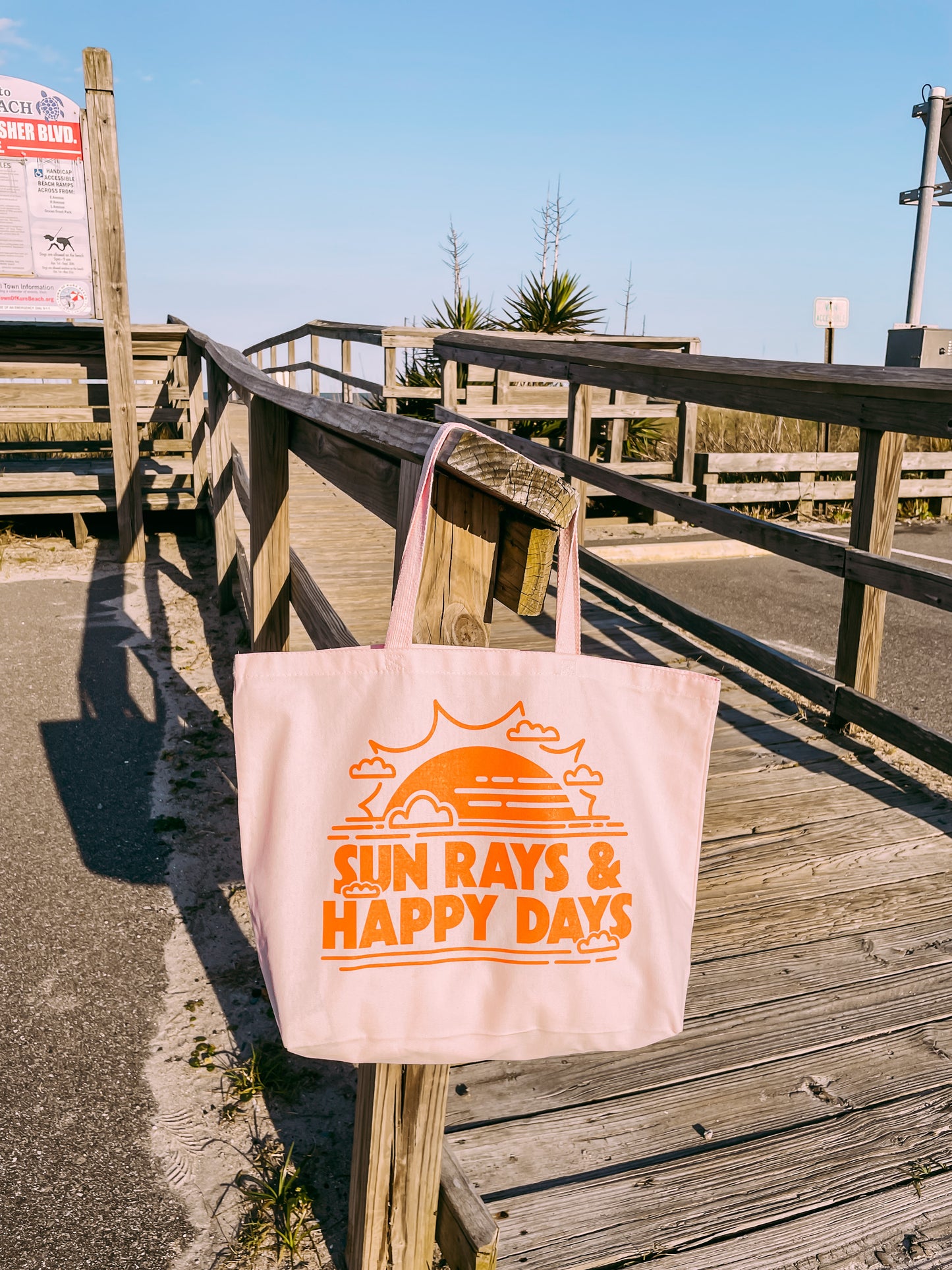 Sun Rays & Happy Days Tote Bag