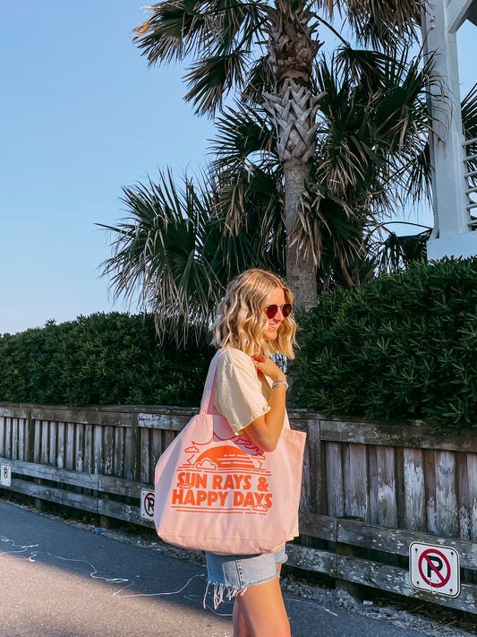 Sun Rays & Happy Days Tote Bag