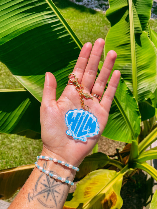 Wilmington Seashell Keychain