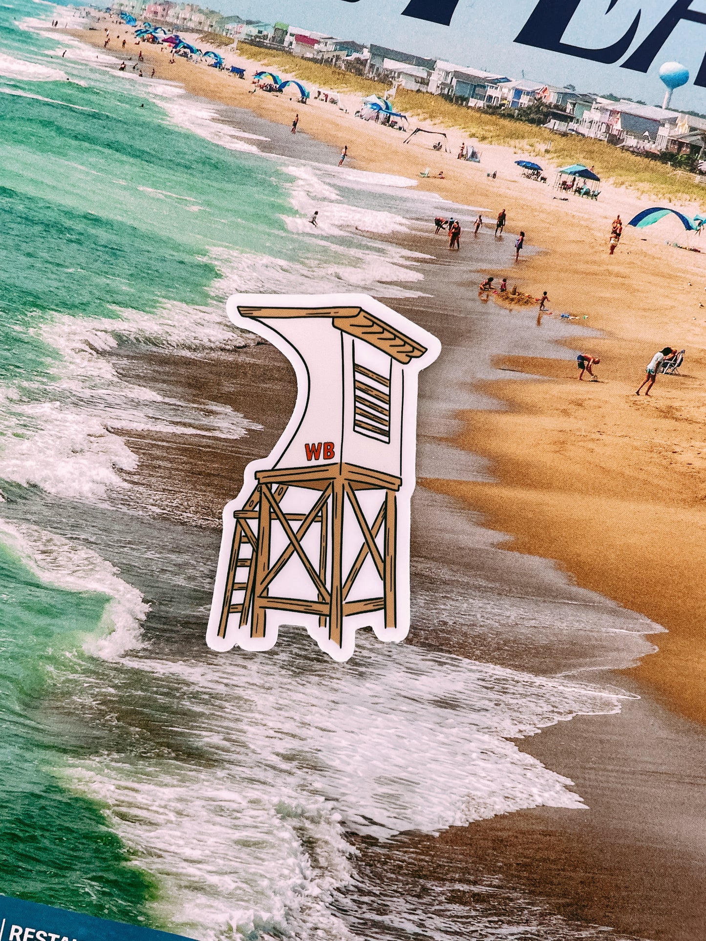 WB Lifeguard Sticker