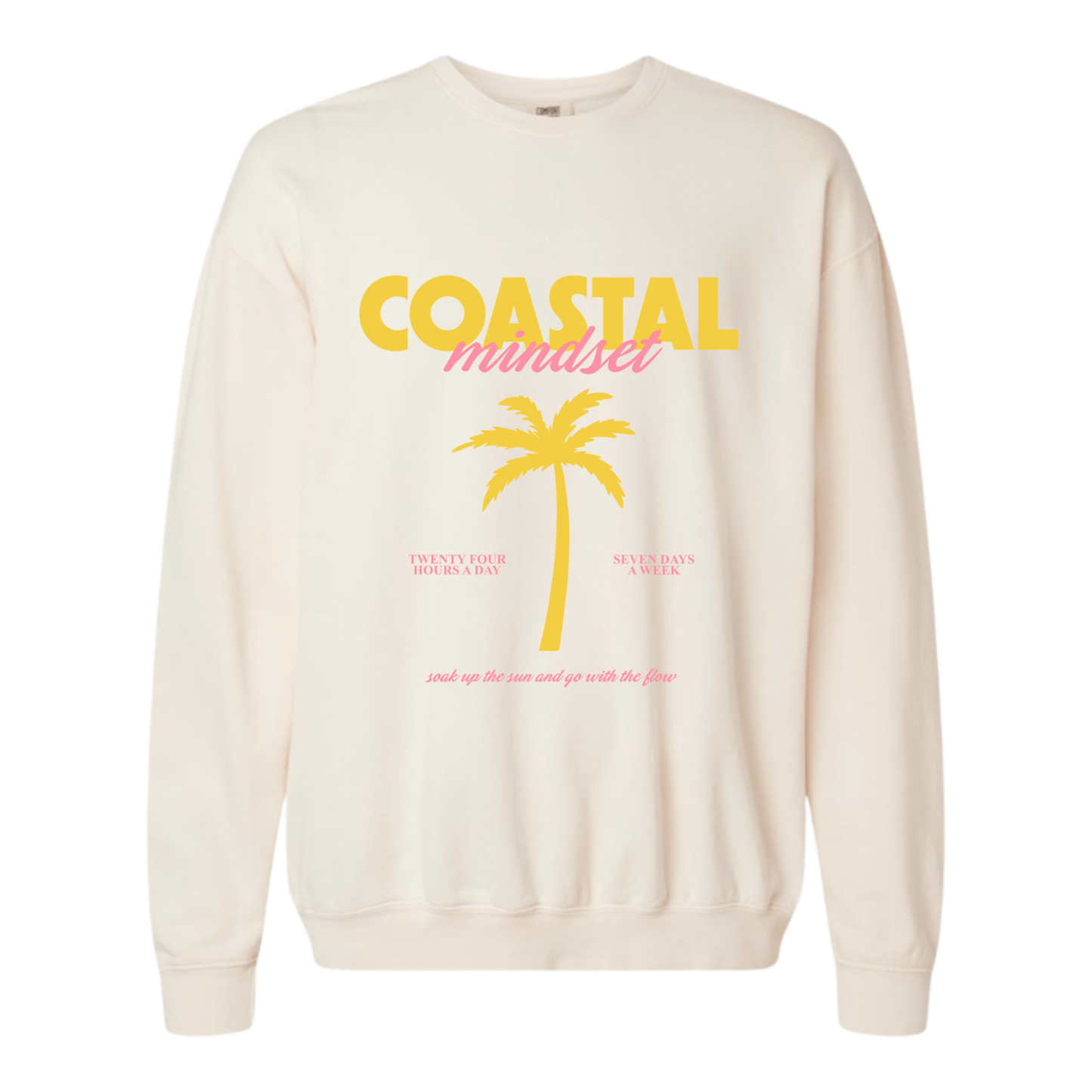 Coastal Mindset Sweatshirt - Sunset Hues