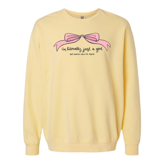 Just a Girl Sweatshirt