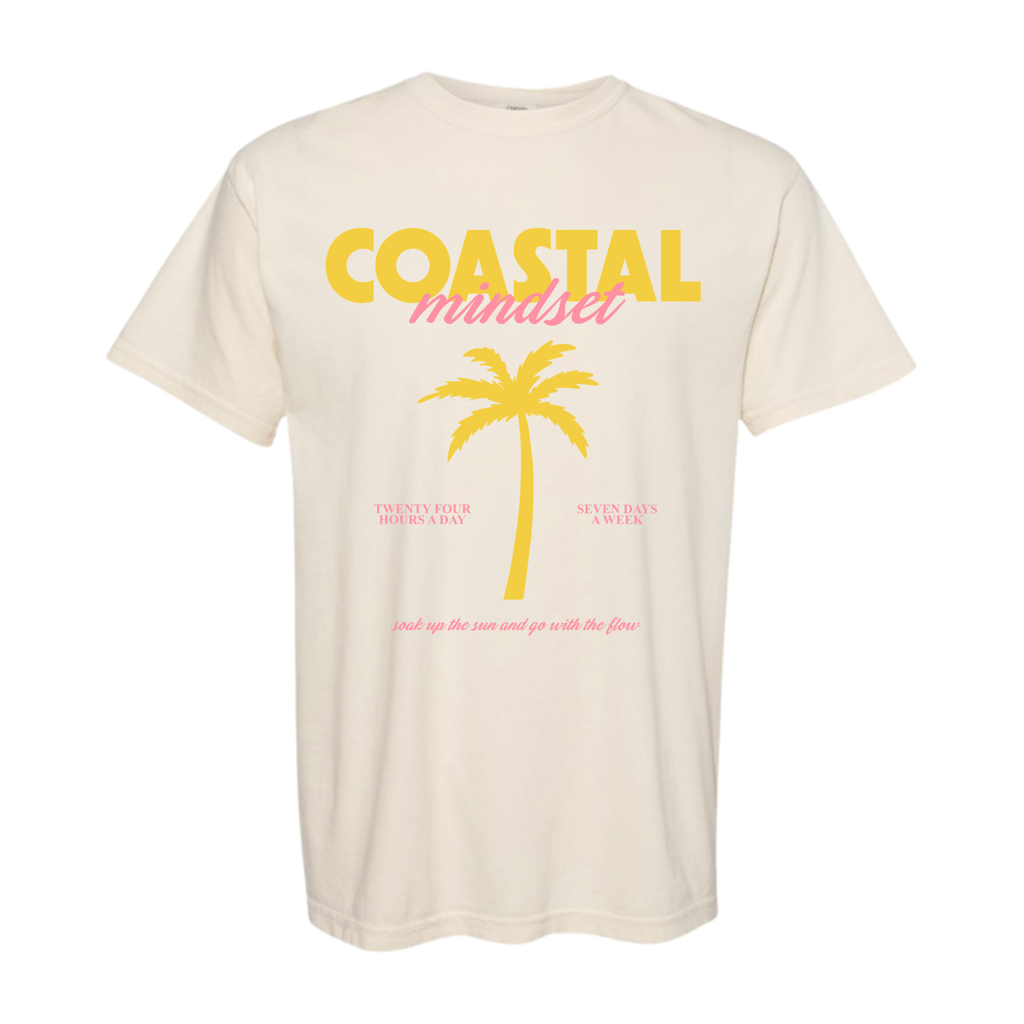 Coastal Mindset T-Shirt Sunset Hues