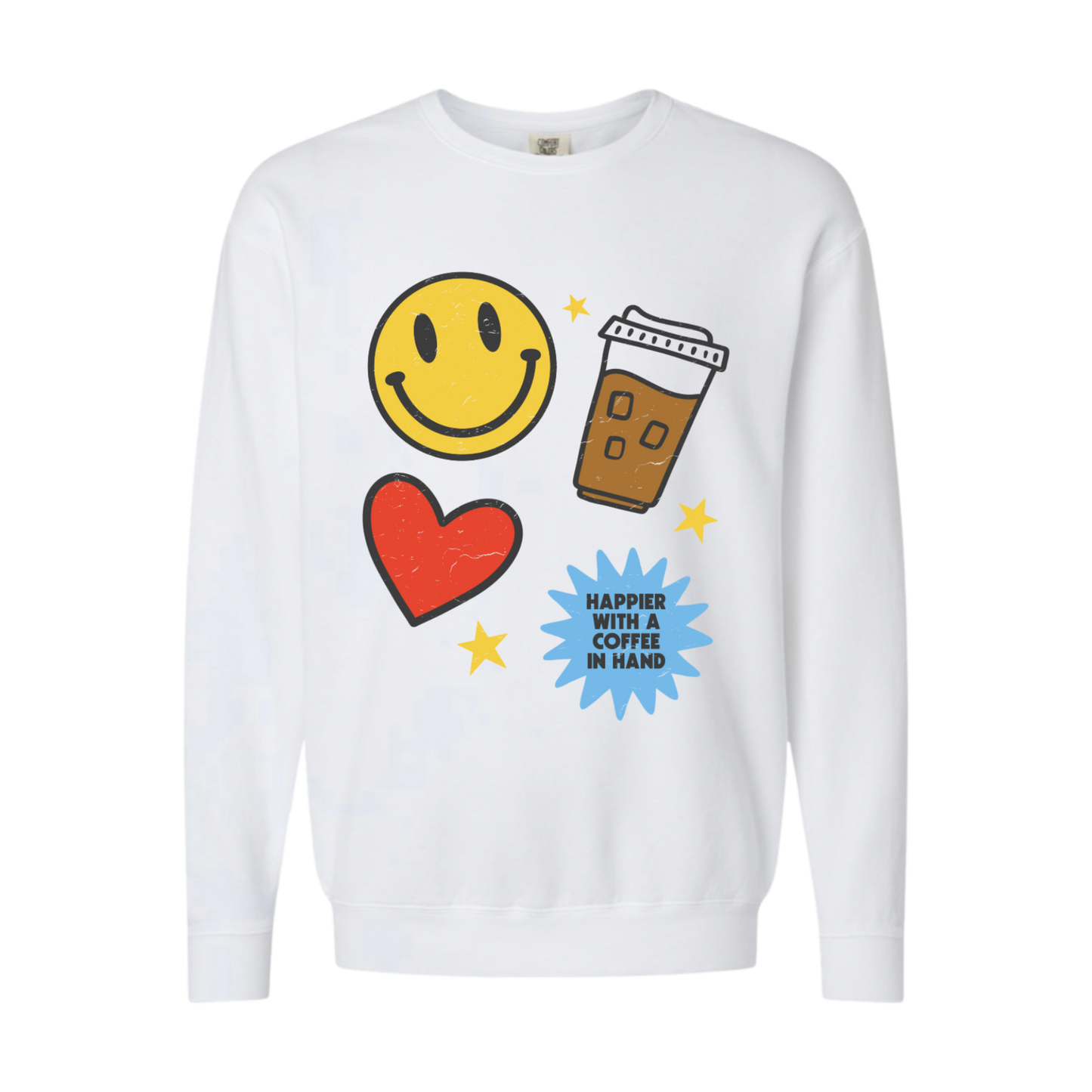 Happier With Coffee Sweatshirt