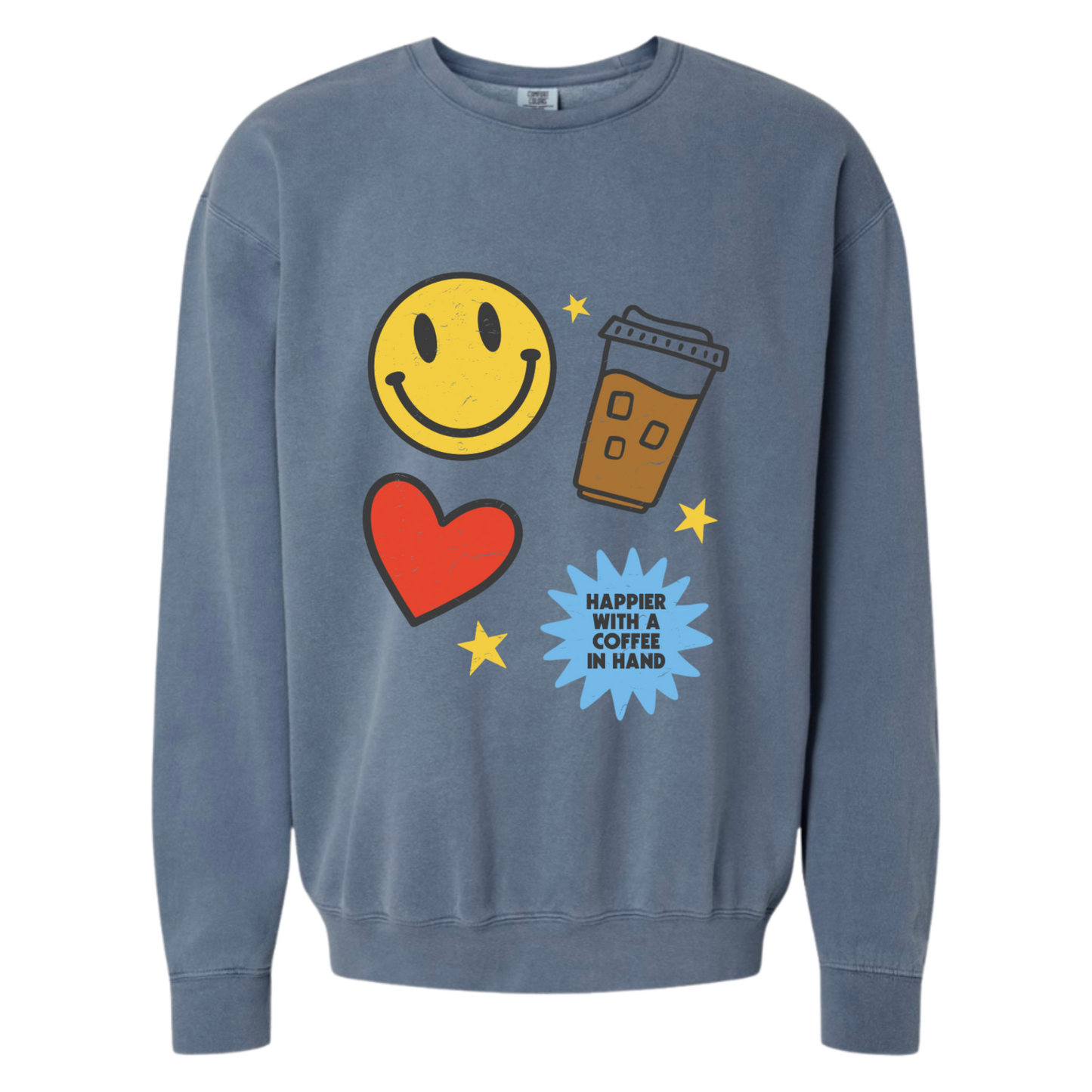 Happier With Coffee Sweatshirt