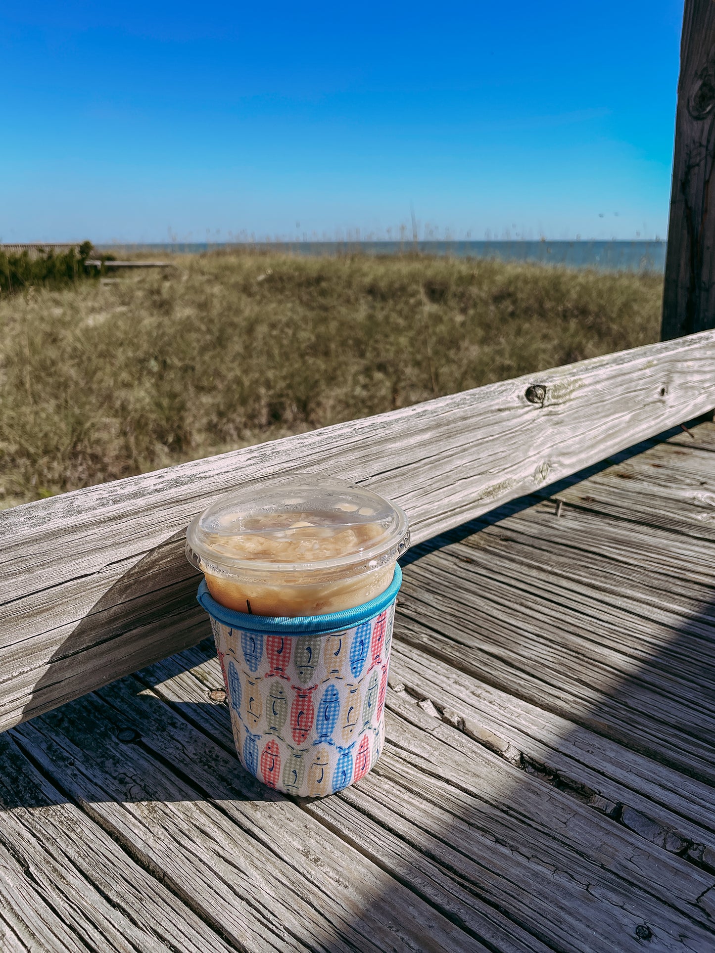 Gingham Gills Coffee Sleeve