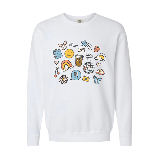 Happy Scribbles Sweatshirt