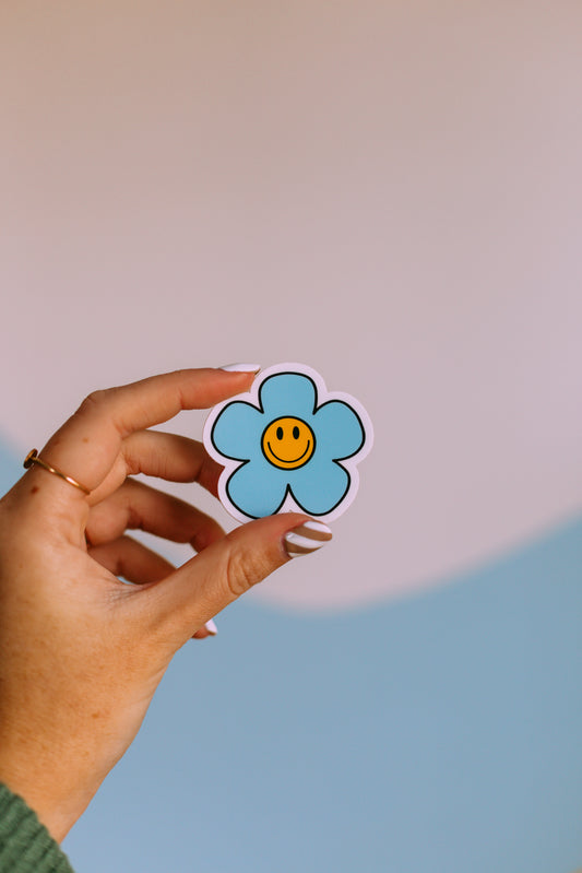 Retro Daisy Sticker